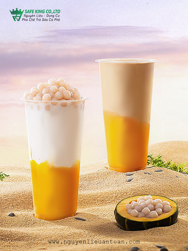 trà sữa bí đỏ 
