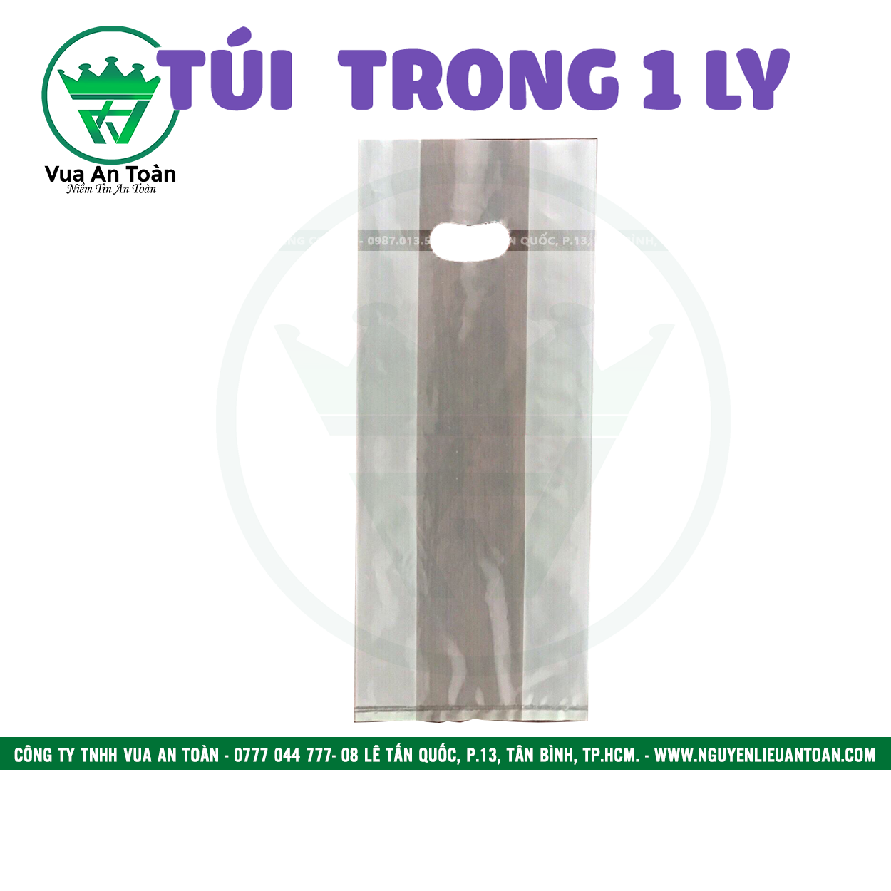 BAO ĐỰNG 1 LY TRONG KHÔNG IN