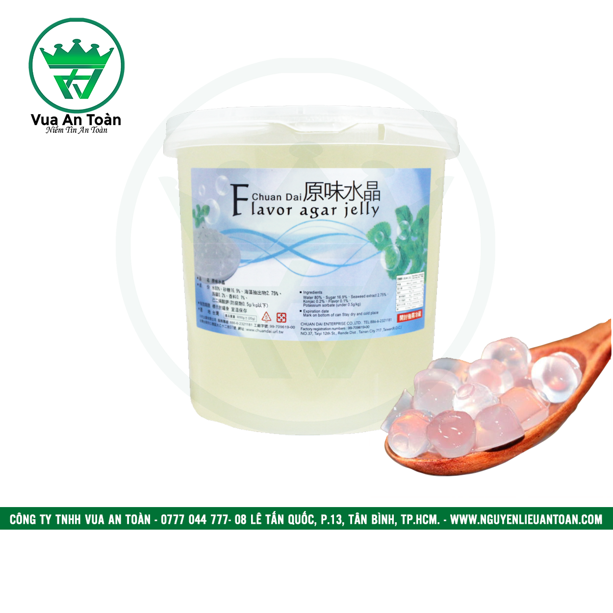 Thạch Agar Pha lê