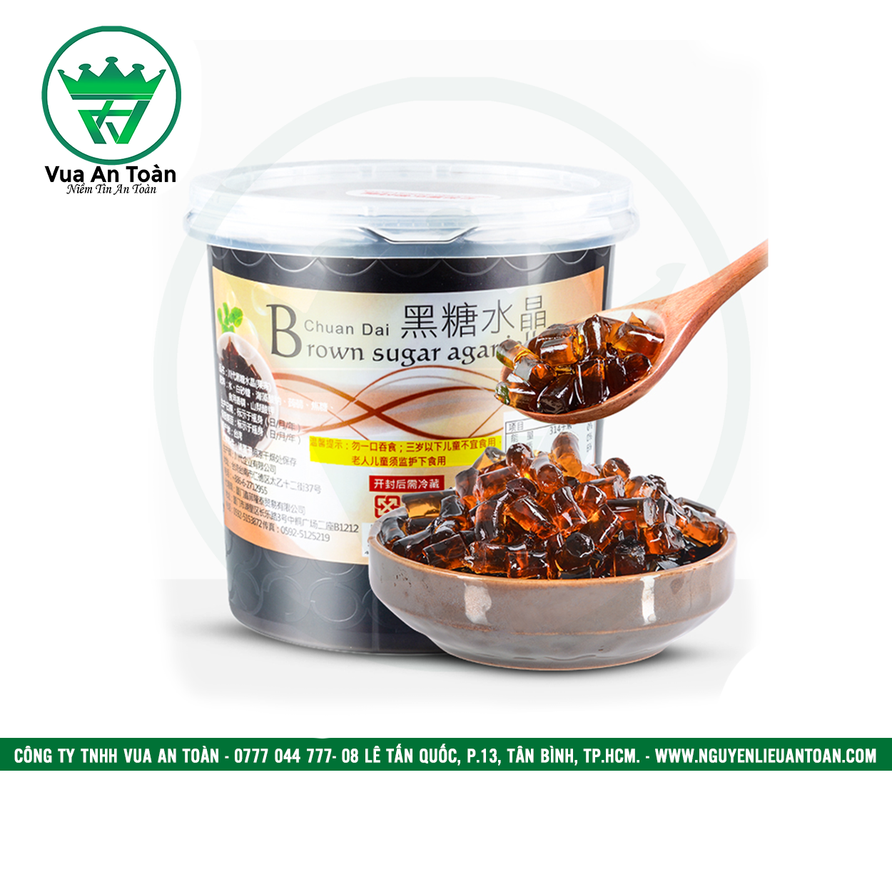 Thạch Agar Caramel