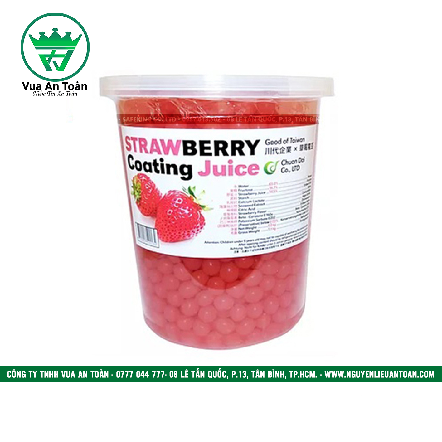 Thạch Thuỷ Tinh Maulin - Dâu 3.2kg