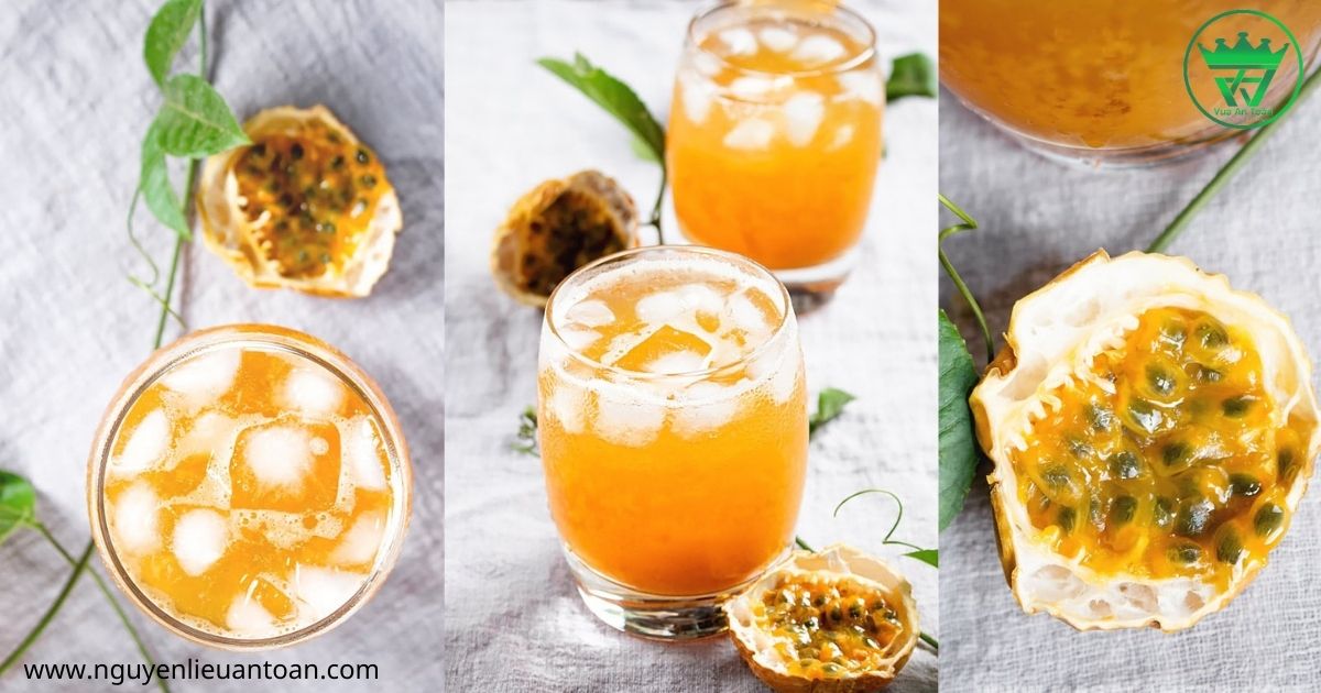 trà trái cây nhiệt đới chanh dây ngon tuyệt