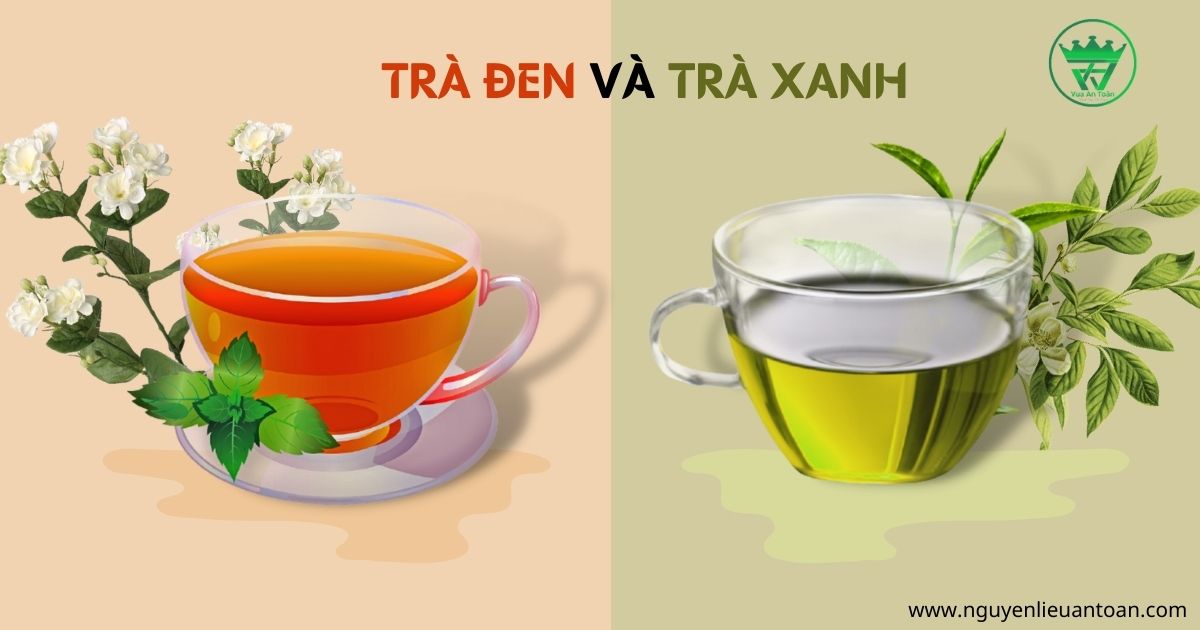 SỰ KHÁC NHAU GIỮA TRÀ XANH VÀ TRÀ ĐEN - LOẠI NÀO TỐT HƠN? SỰ KHÁC NHAU GIỮA TRÀ XANH VÀ TRÀ ĐEN - LOẠI NÀO TỐT HƠN?