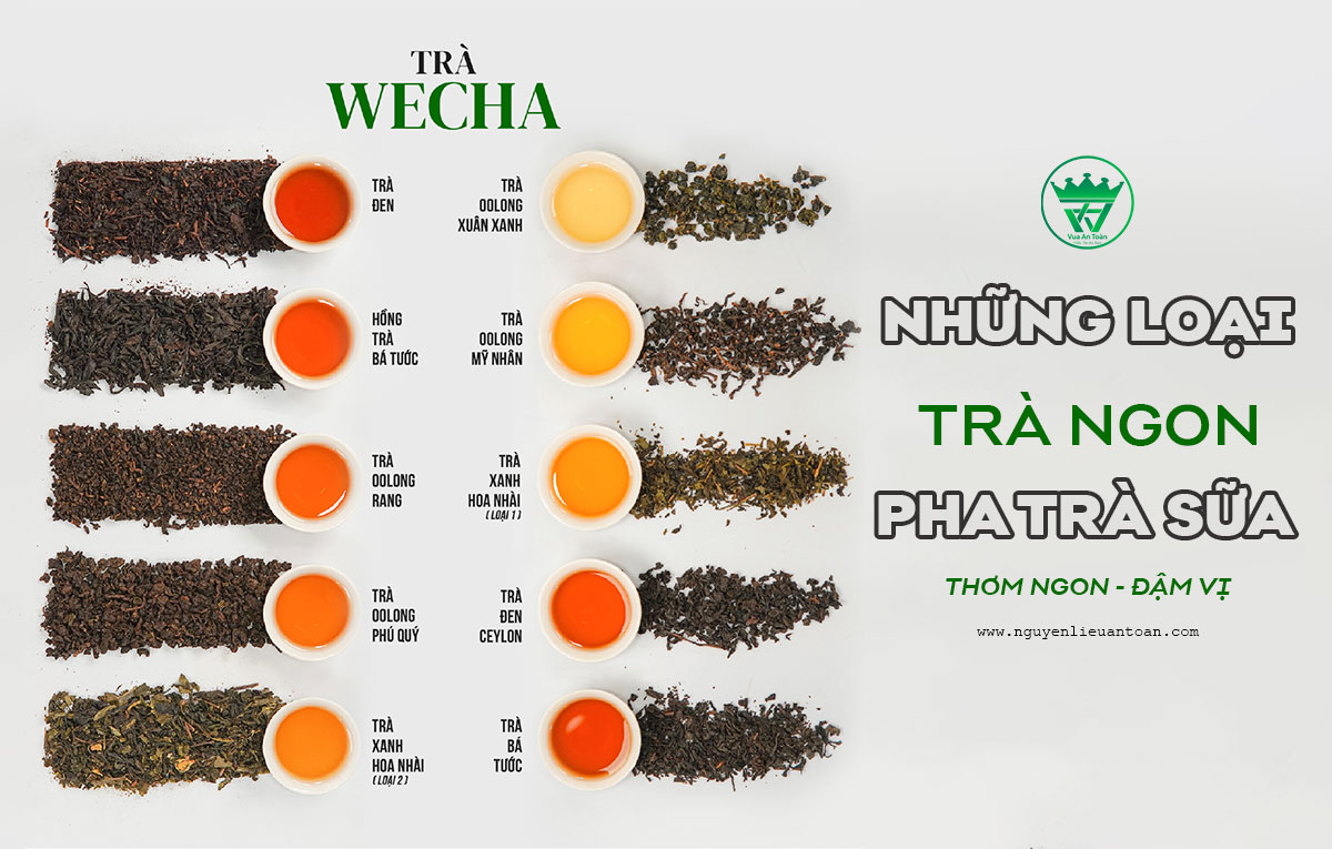 NHỮNG LOẠI TRÀ NGON PHA TRÀ SỮA “THƠM NGON - ĐẬM VỊ” NHỮNG LOẠI TRÀ NGON PHA TRÀ SỮA “THƠM NGON - ĐẬM VỊ”