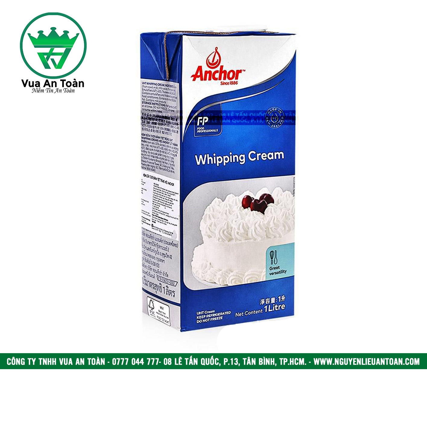 WHIPPING CREAM ANCHOR 1L