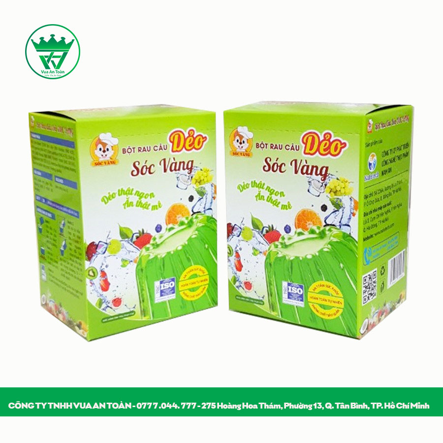 BỘT RAU CÂU DẺO SÓC VÀNG