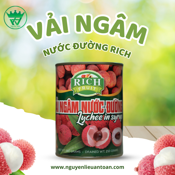 VẢI NGÂM NƯỚC ĐƯỜNG  RICH